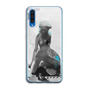 CaseCompany I will not feel a thing: Samsung Galaxy A50 Transparant Hoesje