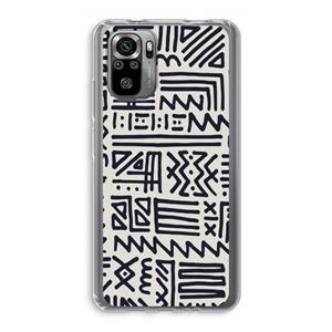 CaseCompany Marrakech print: Xiaomi Redmi Note 10S Transparant Hoesje