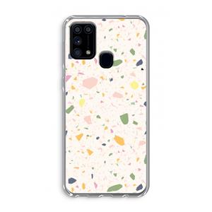 CaseCompany Terrazzo N°21: Samsung Galaxy M31 Transparant Hoesje