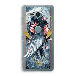 CaseCompany Golden Raven: Sony Xperia XZ2 Compact Transparant Hoesje