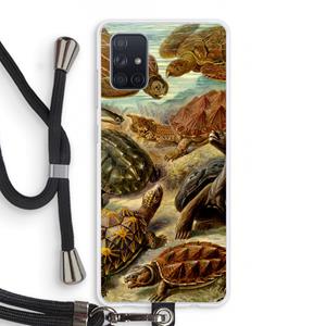 CaseCompany Haeckel Chelonia: Samsung Galaxy A71 Transparant Hoesje met koord