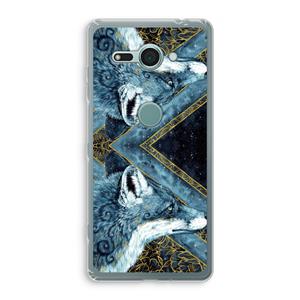 CaseCompany Golden Fox: Sony Xperia XZ2 Compact Transparant Hoesje