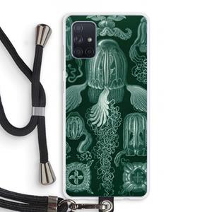 CaseCompany Haeckel Cubomedusae: Samsung Galaxy A71 Transparant Hoesje met koord
