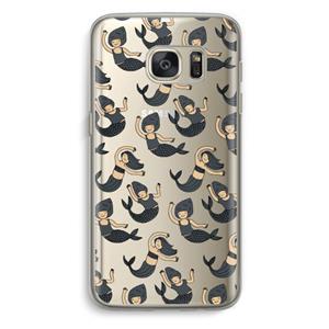 CaseCompany Zeemeermin: Samsung Galaxy S7 Transparant Hoesje
