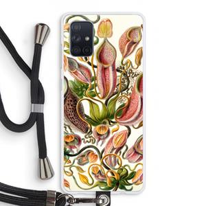 CaseCompany Haeckel Nepenthaceae: Samsung Galaxy A71 Transparant Hoesje met koord