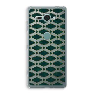 CaseCompany Moroccan tiles: Sony Xperia XZ2 Compact Transparant Hoesje