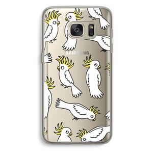 CaseCompany Papegaai: Samsung Galaxy S7 Transparant Hoesje