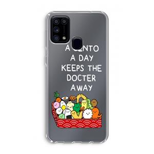 CaseCompany Bento a day: Samsung Galaxy M31 Transparant Hoesje