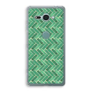 CaseCompany Moroccan tiles 2: Sony Xperia XZ2 Compact Transparant Hoesje