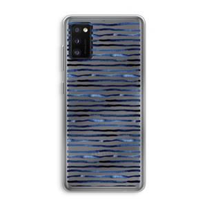 CaseCompany Verrassende lijnen: Samsung Galaxy A41 Transparant Hoesje
