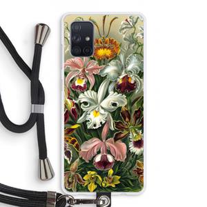 CaseCompany Haeckel Orchidae: Samsung Galaxy A71 Transparant Hoesje met koord