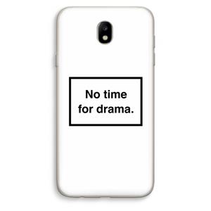 CaseCompany No drama: Samsung Galaxy J7 (2017) Transparant Hoesje