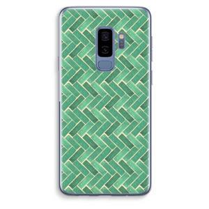 CaseCompany Moroccan tiles 2: Samsung Galaxy S9 Plus Transparant Hoesje