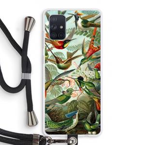CaseCompany Haeckel Trochilidae: Samsung Galaxy A71 Transparant Hoesje met koord