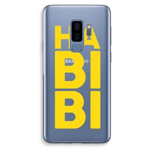 CaseCompany Habibi Blue: Samsung Galaxy S9 Plus Transparant Hoesje