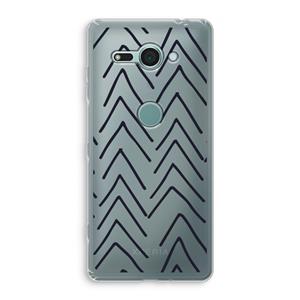 CaseCompany Marrakech Arrows: Sony Xperia XZ2 Compact Transparant Hoesje