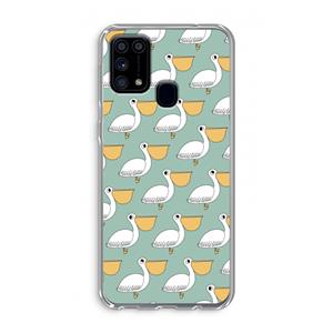 CaseCompany Pelican: Samsung Galaxy M31 Transparant Hoesje