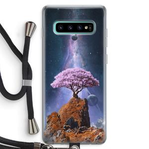 CaseCompany Ambition: Samsung Galaxy S10 Plus Transparant Hoesje met koord