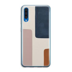 CaseCompany Geo #5: Samsung Galaxy A50 Transparant Hoesje