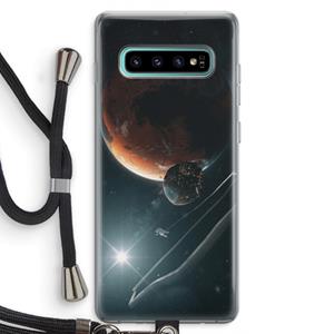 CaseCompany Mars Renaissance: Samsung Galaxy S10 Plus Transparant Hoesje met koord