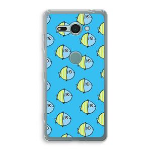 CaseCompany Visjes: Sony Xperia XZ2 Compact Transparant Hoesje