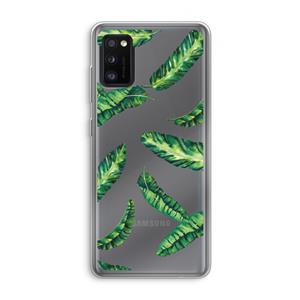 CaseCompany Lange bladeren: Samsung Galaxy A41 Transparant Hoesje