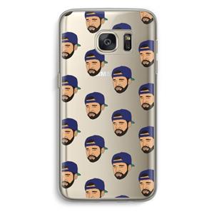 CaseCompany Drake Away: Samsung Galaxy S7 Transparant Hoesje
