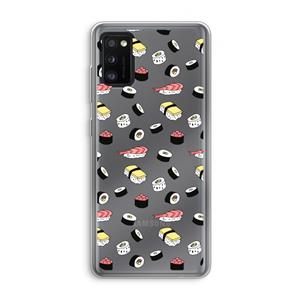 CaseCompany Sushi time: Samsung Galaxy A41 Transparant Hoesje