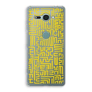 CaseCompany Majorelle Blue Print: Sony Xperia XZ2 Compact Transparant Hoesje