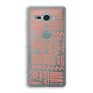 CaseCompany Marrakech Pink: Sony Xperia XZ2 Compact Transparant Hoesje