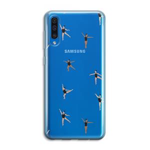 CaseCompany Dancing #1: Samsung Galaxy A50 Transparant Hoesje