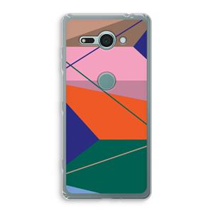 CaseCompany Gestalte 1: Sony Xperia XZ2 Compact Transparant Hoesje