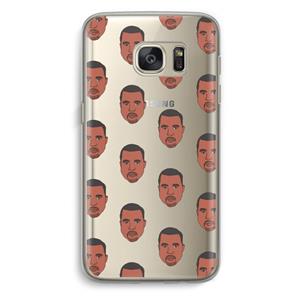 CaseCompany Kanye Call Me℃: Samsung Galaxy S7 Transparant Hoesje
