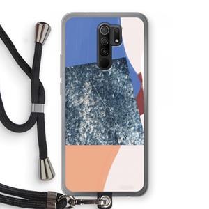 CaseCompany Billy: Xiaomi Redmi 9 Transparant Hoesje met koord