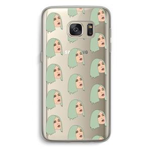 CaseCompany King Kylie: Samsung Galaxy S7 Transparant Hoesje