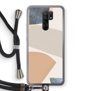 CaseCompany Formo: Xiaomi Redmi 9 Transparant Hoesje met koord
