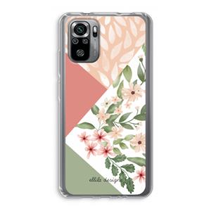 CaseCompany Sweet heaven geometrics: Xiaomi Redmi Note 10S Transparant Hoesje
