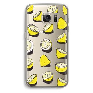 CaseCompany When Life Gives You Lemons...: Samsung Galaxy S7 Transparant Hoesje