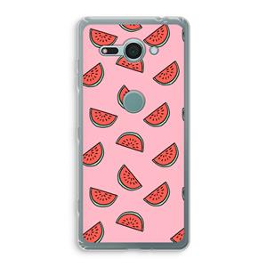 CaseCompany Watermeloen: Sony Xperia XZ2 Compact Transparant Hoesje