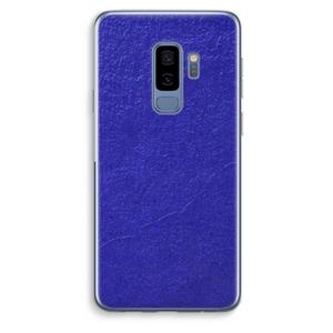 CaseCompany Majorelle Blue: Samsung Galaxy S9 Plus Transparant Hoesje