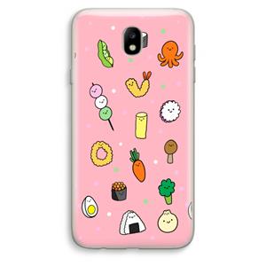 CaseCompany Happy bento friends: Samsung Galaxy J7 (2017) Transparant Hoesje