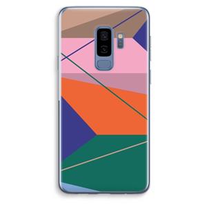 CaseCompany Gestalte 1: Samsung Galaxy S9 Plus Transparant Hoesje