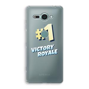 CaseCompany Victory Royale: Sony Xperia XZ2 Compact Transparant Hoesje