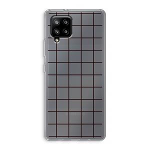 CaseCompany Rooster: Samsung Galaxy A42 5G Transparant Hoesje