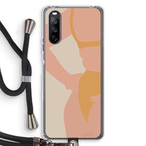 CaseCompany Bikini body: Sony Sony Xperia 10 III Transparant Hoesje met koord