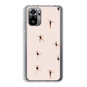 CaseCompany Dancing #1: Xiaomi Redmi Note 10S Transparant Hoesje