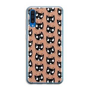 CaseCompany Kat: Samsung Galaxy A50 Transparant Hoesje