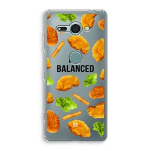 CaseCompany Eat Balanced: Sony Xperia XZ2 Compact Transparant Hoesje