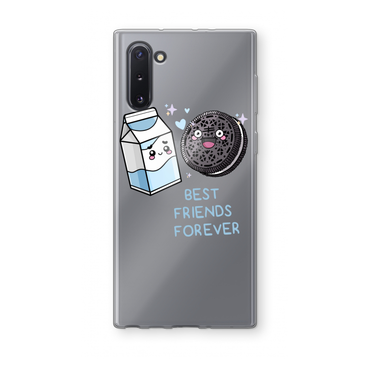CaseCompany Best Friend Forever: Samsung Galaxy Note 10 Transparant Hoesje