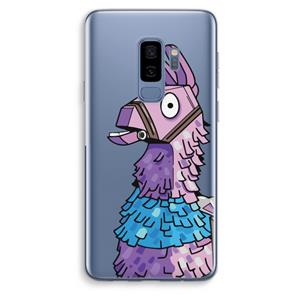 CaseCompany Lama: Samsung Galaxy S9 Plus Transparant Hoesje